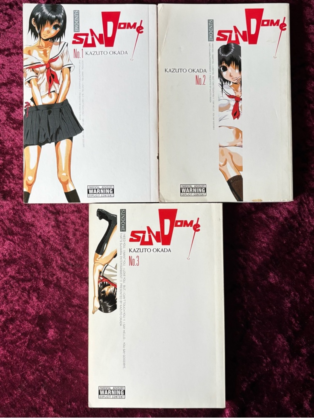 Sundome Vol. 1-3 Manga Set by Kazuto Okada